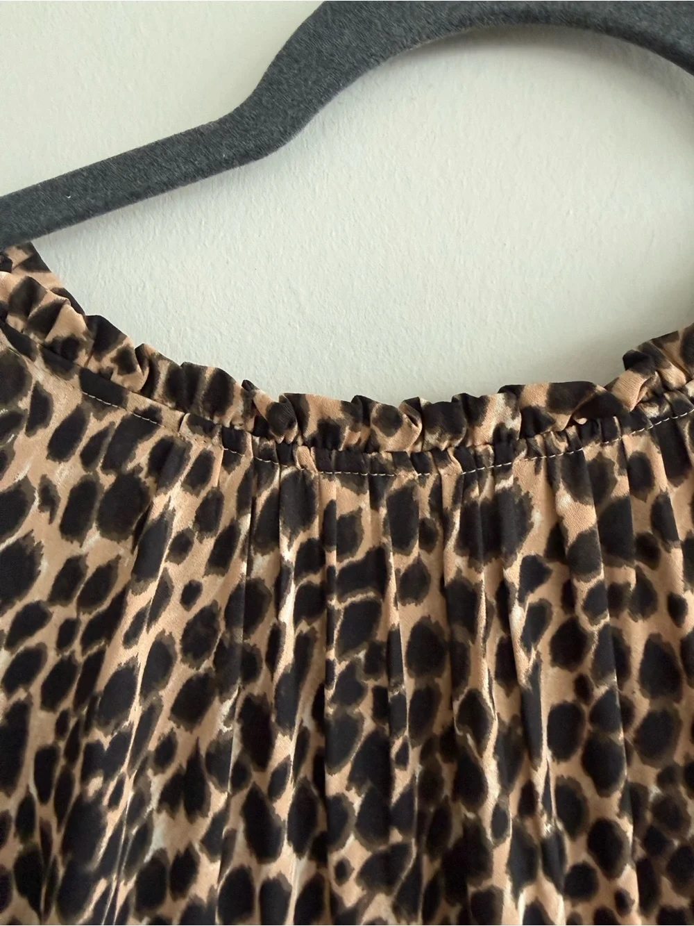 J.Crew Leopard-Print Midi Dress in Brown and Black